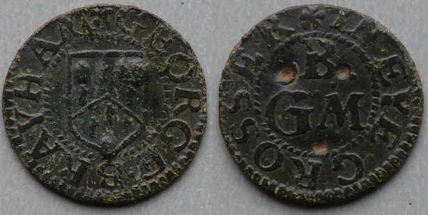 Eye, George Brayham farthing token